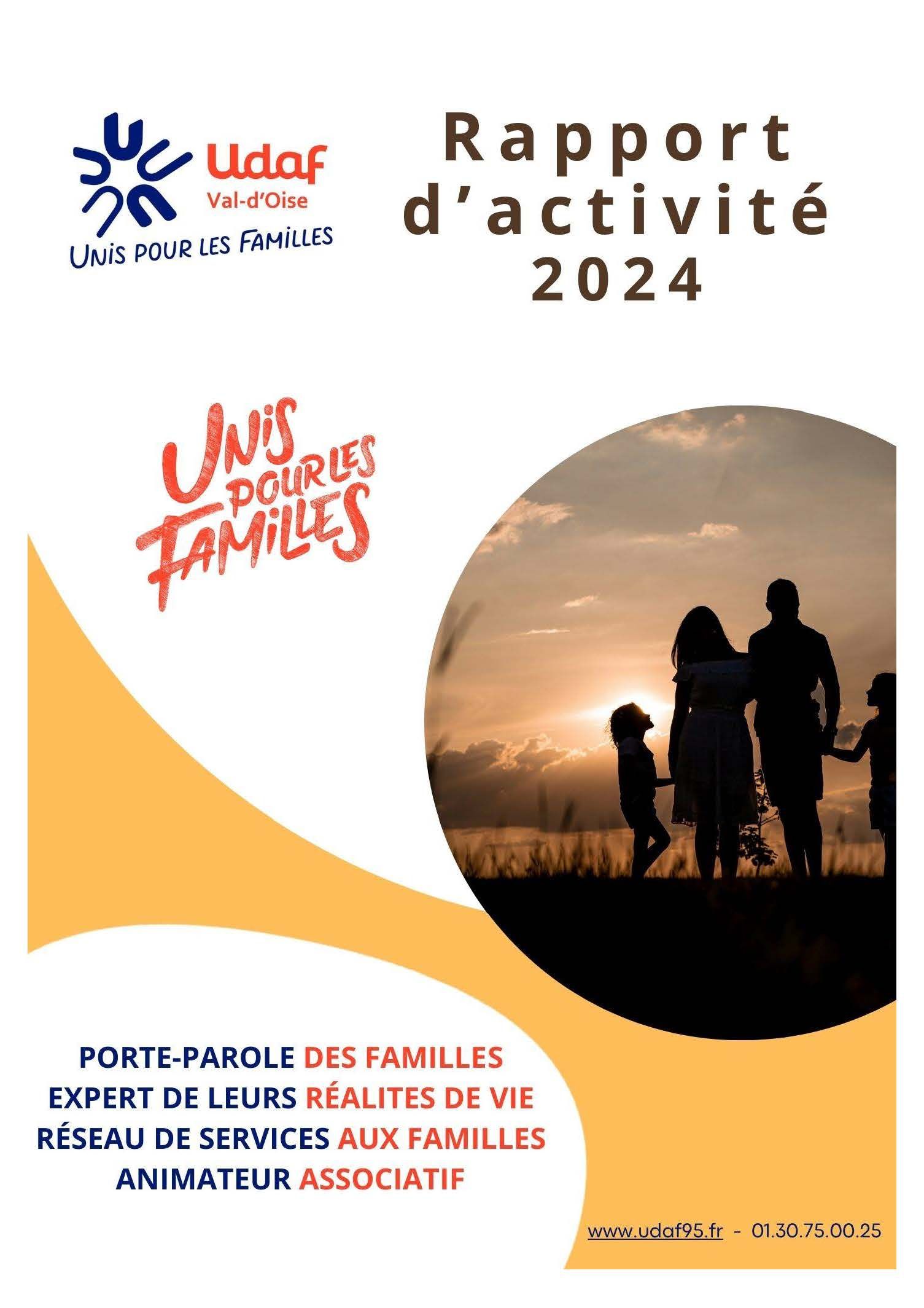 Rapport d'activité 2024 - Udaf 95 Val d'Oise