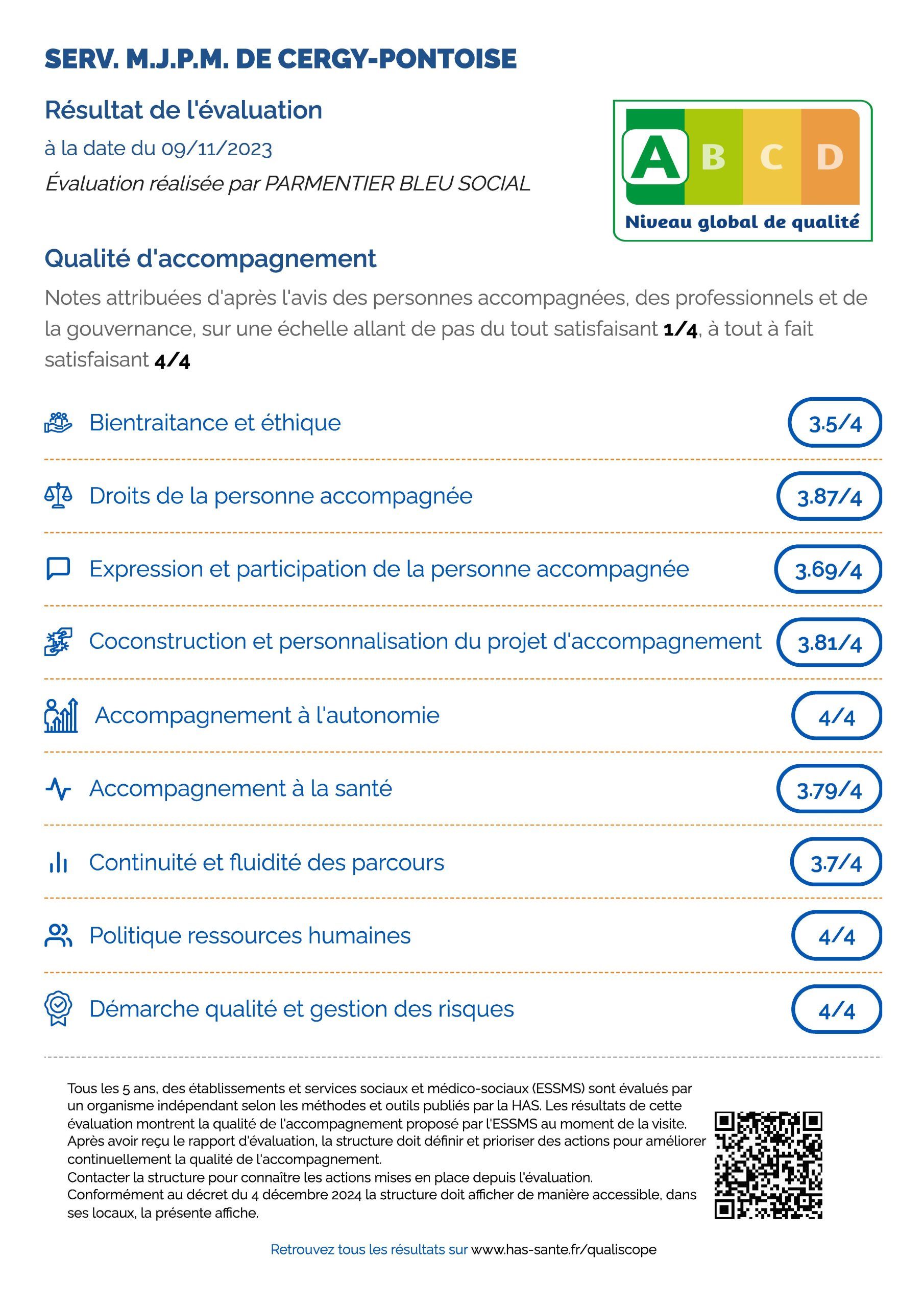 Synthèse d'évaluation du service MJPM de l'Udaf 95 - Udaf 95 Val d'Oise