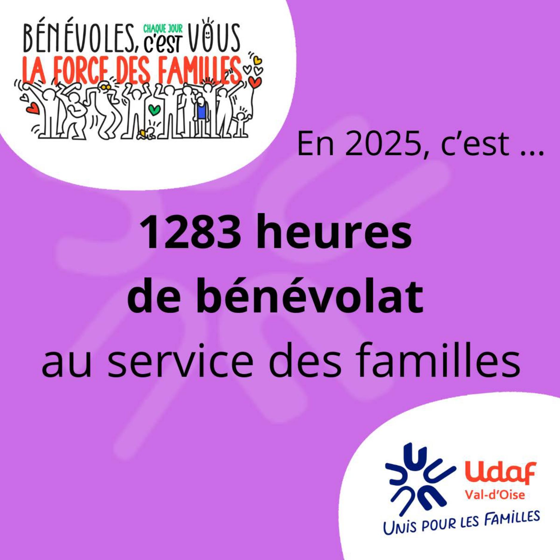 En 2025, c’est 1283 heures de bénévolat à l’Udaf du Val d’Oise. - Udaf ...