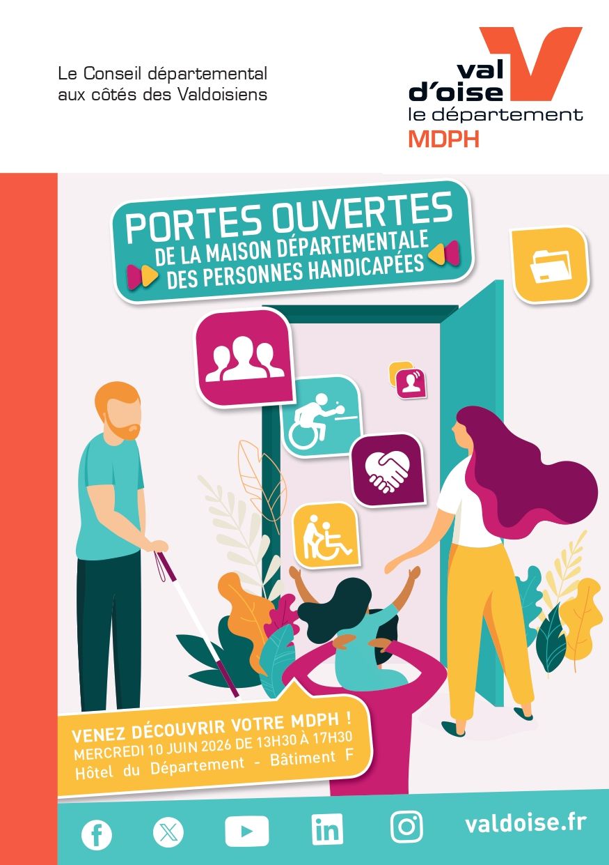 Portes Ouvertes de la MDPH du Val-d'Oise, le 10 juin - Udaf 95 Val d'Oise
